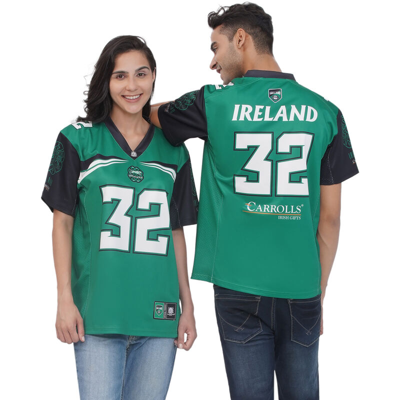 Ireland Official American Football Green Jersey